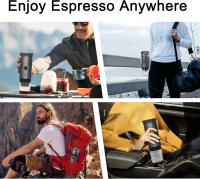 Cafetera Espresso Portátil 3 en 1, Compatible con Café Molido y Cápsulas (Grandes y Pequeñas), Extracción Inteligente, Carga USB-C, Ideal para Viajes, Oficina y Hogar, 72W, 12V, Acabado Mate - details 3