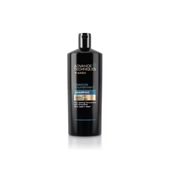 Champú Nutritivo Aceite de Argán y coco Absolute Nourishment Advance Techniques Tamaño XXL 700ml AVON - 1