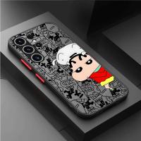 Funda De Teléfono Matte Armor Shockproof Para Samsung Galaxy Note 20 Ultra S23 S22 Ultra 5G Note 10 plus Con Diseño De Crayones S-Shin-C-chan - details 3