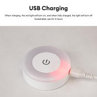 Lámpara Nocturna LED De Ahorro De Energía Con Sensor Táctil Recargable Por USB Y Magnético Para Pared Luz De Aisle Para Dormitorio Y Estudio - details 6