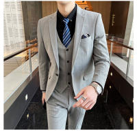 Traje De Boda Invernal Con Rayas Tres Piezas Vestido Y Pantalones Moda Negocios Atractivo Traje Casual Para Celebraciones - details 8