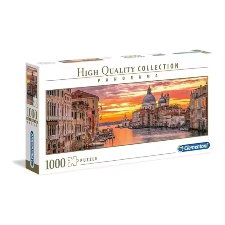 Clementoni Puzzle Panorama El Gran Canal Venecia 1000 Piezas 39426 - 1