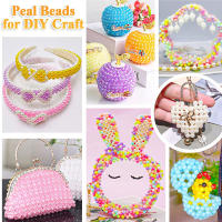 Kit De 1200 Piezas De Perlas Redondas De 6mm Para Fabricación De Joyas Colores Variados Hechas De Simulacros De Perlas Para DIY Pulseras Collares Y Aretes - details 5