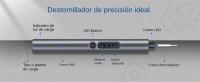 Juego De Destornilladores Eléctricos De Precisión 28 En 1 Mini Herramienta De Reparación Sin Cable Con 24 Piezas Magnéticas 2 Ajustes De Torque 3 Luces LED - details 12