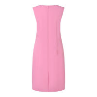 Vestido Elegante Sin Mangas De Mujer ZANZEA De Moda Coreana Casual Con Cuello Redondo Draped Vestidos De Oficina Largo Hasta La Rodilla Para Mujer - details 16