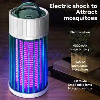 Lampara Asesina De Mosquitos Eléctrica Con Luz UV Repelente De Mosquitos USB Recargable Para Camping Al Aire Libre - details 0