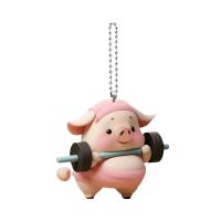 Colgante Decorativo De Cerdo Acrílico 2D Interesante Para Llaveros Y Amigos Regalo Divertido Y Moderno De Animal - details 1