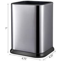 Soporte de utensilios de cocina para encimera, organizador profundo y estable, fácil de limpiar - details 2