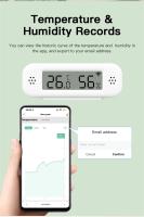 Termómetro Y Higrómetro Zigbee WiFi Mini Para Hogar Inteligente Compatible Con Google Home Alexa Y APP Remote Control Tuya - details 7