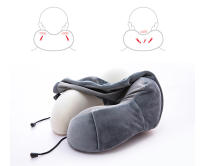 Almohada De Memoria Para El Cuello En Forma De U Soporte De Descanso Para Viaje Oficina Siesta Cervical Almohada De Viaje Suave - details 4