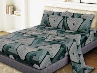 Juego de Sábanas Rayas Verdes, Negras y Blancas - Diseño Moderno y Atemporal | Incluye Funda Nórdica + Sábana Ajustable Elástica + 1-2 Fundas de Almohada | Tallas 90/135 cm (3 Piezas) y 150 cm (4 Piezas) | Poliéster Premium Antipilling y Lavado Express - details 0