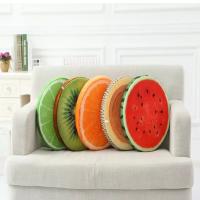 Cojines Redondos Para Sillas Cómodos Almohadillas De Asiento Estilo Moderno Con Patrón De Jardín De Frutas Divertidas Para Comedor Al Aire Libre - details 0