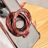 Funda Protectora Transparente Y Antichoque Para OPPO Reno 10 11 12 Realme 13 pro plus Con Soporte Magnético Y Anillo - details 2