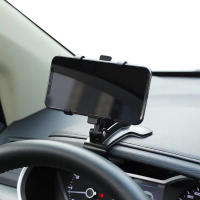 Soporte De Teléfono Móvil Para Tablero De Coche Soporte Giratorio Universal Para Montaje En Visera Y Espejo De Sol Clip Para Smartphone - details 2