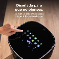 Freidora de aire sin aceite Cecotec Cecofry&Grill Duoheat 6500, 6.5 Litros, Doble Resistencia, Plancha, Grill, Air Fryer, 2200W, Dietética y Digital, Ventana, Temperatura Regulable 80-200°C, 8 Menús - details 5