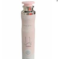 Pack Ambientadores Lattafa Yara Rosa y Khamrah - 300ml X 2 Unidades, Spray de casa y tejido olores dulces, florales ,duraderos, orientales NOVEDA - details 1