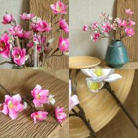 Decoración De Habitación Magnolia Artificial Múltiples Cabezas Flores Simuladas Para Interior Estilo De Ramo De Flores Tamaño 20*5*5CM - details 8