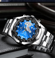 Reloj De Pulsera Deportivo Militar De Lujo 2024 Relogio Masculino Resistente Al Agua De Acero Inoxidable Calibre De Cuarzo Moda Casual - details 14
