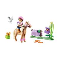 PLAYMOBIL coutry poni coleccionable islandes (70514) pony con muchos accesorios para caballos - details 3