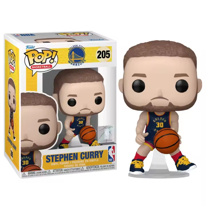 FUNKO POP! NBA: GOLDEN STATE WARRIORS - STEPHEN CURRY (CITY EDITION 24-25), 83848, Nº205, TIENDA CON LICENCIA OFICIAL - 1