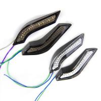 Espejos Retrovisores De Motocicleta Con Señales LED Flasheantes Luz De Giradiscos Indicador Mini LED Para Motocicleta Universal IP66 Impermeable - details 4