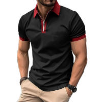 Camisa Polo De Verano Para Hombre Con Cierre Y Manga Corta Transpirable Y Ligera Estilo Casual Streetwear Top Para Jogger - details 1