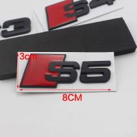 Banner - Emblema Adhesivo S5 para Maletero compatible con audi negro