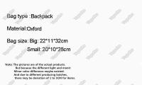 Mochila Pequeña De Encaje Estilo Sencillo Para Mujer Bolsa De Hombro Casual Mochila De Viaje Oxford Bolsa De Pecho - details 0