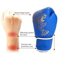 Guantes De Boxeo Para Adultos Y Niños De PU Transpirable Entrenamiento De Kickboxing Y Lucha Deportiva Para El Hogar - details 6