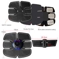 Estimulador Muscular EMS Inteligente Inalámbrico Para Entrenamiento ABdominal Y BRAZO Parches De Ejercicio Recargables Por USB Instrumento De Forma Corporal Portátil Para El Hogar - details 18