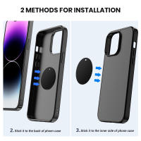 TOPK Placa De Metal Para Teléfono 4 Piezas Reemplazo Universal Para Soporte De Teléfono Magnético Para Todos Los Automóviles Con Adhesivo 3M Montaje En Tablero Negro - details 0