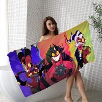 Toalla De Playa Microfibra H-Helluva Boss Terror Absorbente Rápida Secado Suave Yoga Natación Resort Escalada Toalla De Cuidado Personal Tamaño 76x182 Cm - details 8