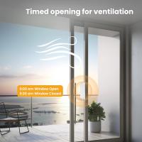 MOES Tuya ZigBee Controlador Automático Para Ventanas Deslizantes Con Apertura Y Cierre Remoto Por App Soporte Alexa Y Google Home Recargable Por Solar - details 9