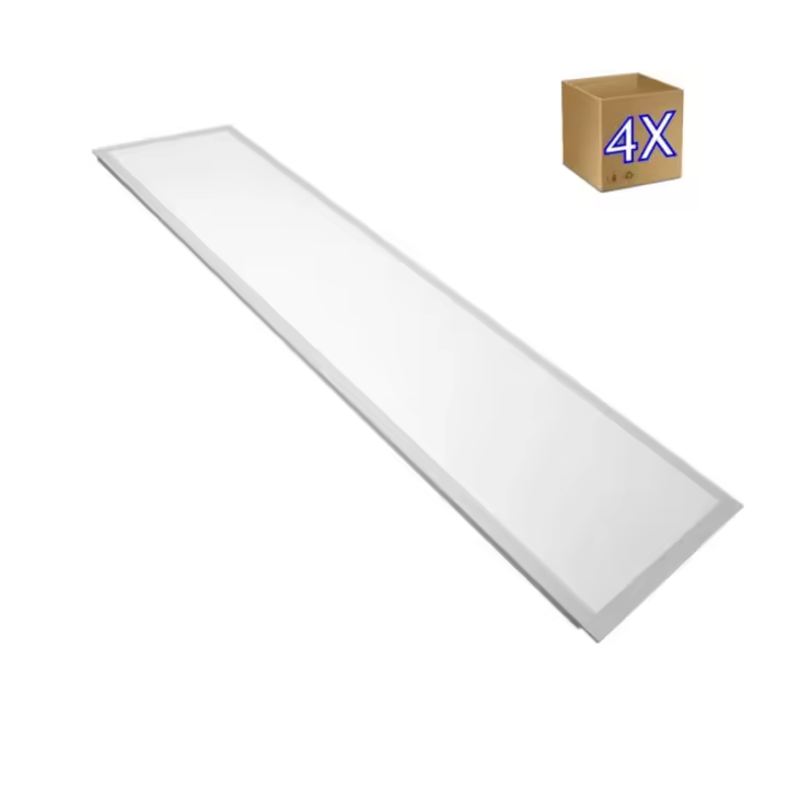 Paneles LED Jandei - Pack 4, Potencia 50W, Retroiluminados, Blanco Frío 6000K - 1