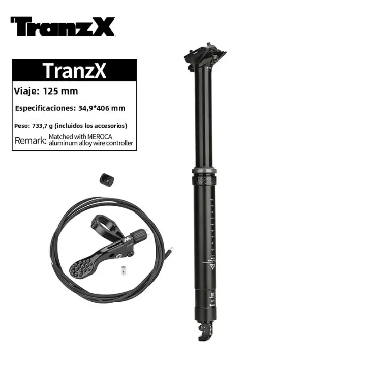 Bisagra De Silla De Bicicleta De Aluminio 34.9mm Control De Cableado Interno Poste De Silla Con Tubo De Elevación Para Bicicleta - 1