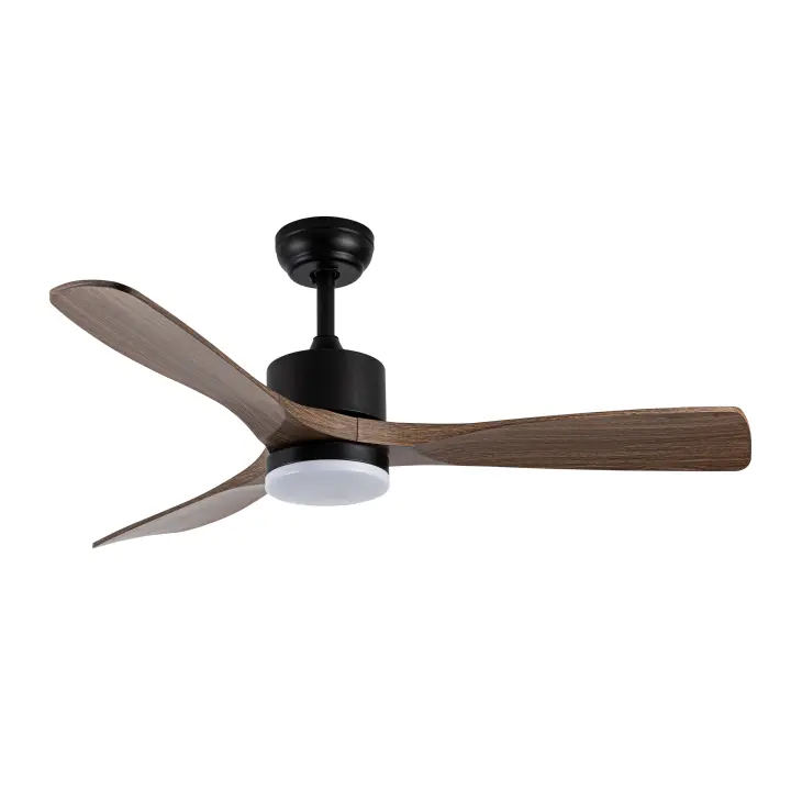 Fabrilamp Ventilador Dc Azabache 20w Negro 3asp.roble 6vel 3 Col 40/50x121d 2350lm Remoto - 1