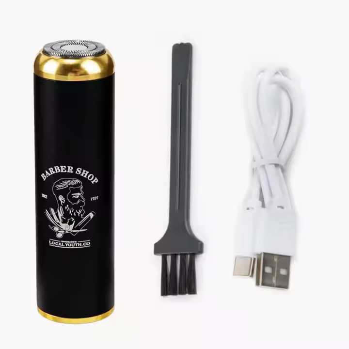 Afeitadora Eléctrica Mini Automática Y Lavable Para Barba Uso Doméstico Afeitadora Húmeda Y Seca Para Hombres - 1