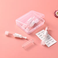 Juego De 4 Botellas De Viaje 5ml Vacío Con Bombín Para Cosméticos Loción Crema Sérum Ojo De Cuidado Tópicos Líquidos Transparentes - details 6