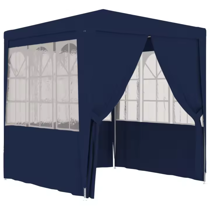 vidaXL Carpa Profesional para Fiestas con Paredes Exterior Celebraciones Color Azul,  Blanco,  Antracita y mas - 1