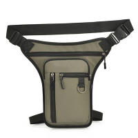 Bolsa Lateral De Motocicleta Para Hombres Múltiples Bolsillos Estilo Táctico De Cuero PU Bolsa De Viaje Deportiva Al Aire Libre - details 5