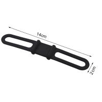 5Pcs/set Soporte De Lámpara De Bicicleta De Silicona Multifuncional Fijador De Correa Para Ciclismo Montaje Para Lámpara - details 7