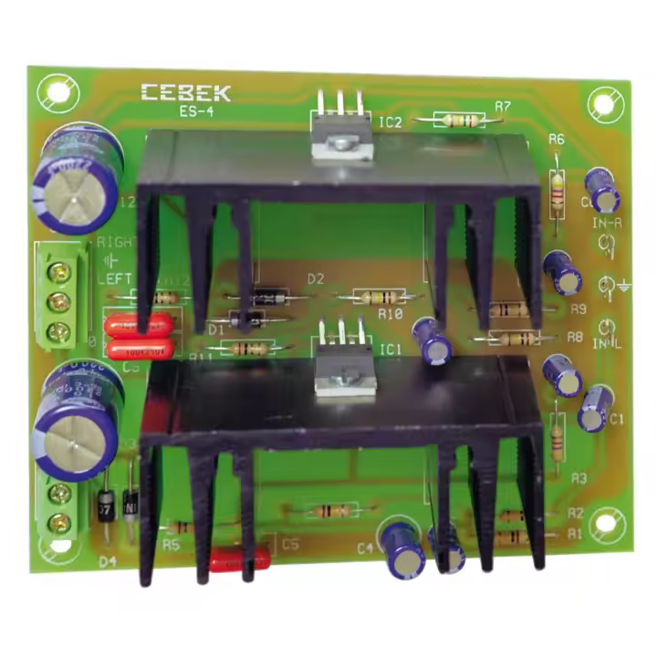 Cebek CEBEK Etapa Potencia Mono 15W con Protección Cortocircuitos y Potencia Musical 21W - 1