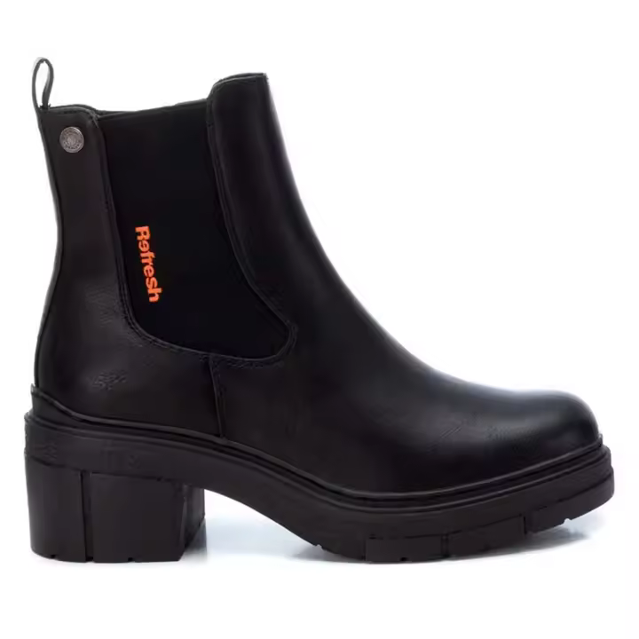 Botín de Mujer Refresh 170997 Negro 105833  Botines Botines tacón MARCAS MUJER Refresh - 1