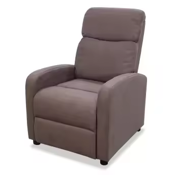BATZAR Sillón relax Style reclinable color moka gris - 1