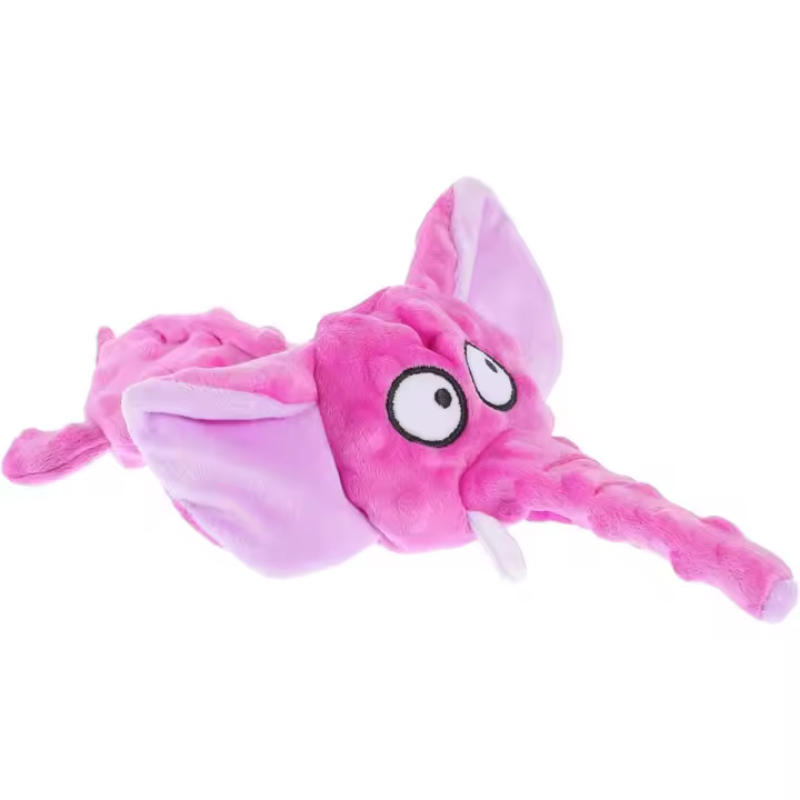Juguetes de felpa para perros sin relleno, con Sonido chirriante, Diseño adorable, duradero y suave, ideal para practicar y jugar con mascotas, Rosa. - 1
