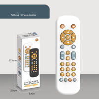 Juguete Educativo Para Bebés Control Remoto De TV Con Cubierta De Silicona Suave Música Y Luz Aprendizaje Temprano Para Niños - details 9