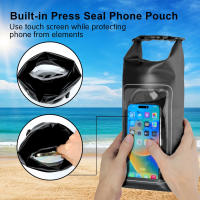 Bolsa Secadora De Mano 2L PVC Para Natación Y Actividades Al Aire Libre Impermeable Con Pantalla Táctil Para Kayak Trekking Rafting Surfing Y Navegación - details 7