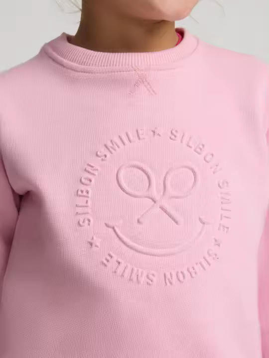 Silbon - Sudadera girl smile rosa - 1