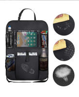 Organizador De Coche Para Asiento Trasero Con Soporte Para Tableta Táctil Bolsillos De Almacenamiento Y Protección De Sillín Accesorios De Coche - details 1