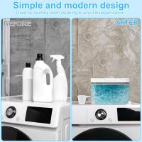 Caja De Almacenamiento Automática 2.8/5.5L Con Cuchara Organizador De Polvos Para Lavandería Contenedor Táctil Para Bolas De Lavado - details 1